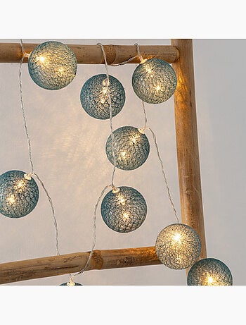 Guirlande LED 10 boules à pile TARA