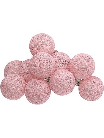 Guirlande led 10 boules à pile tara