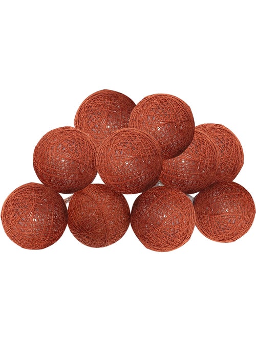 Guirlande led à pile "Tara" 10 boules lumineuses L165cm - Kiabi