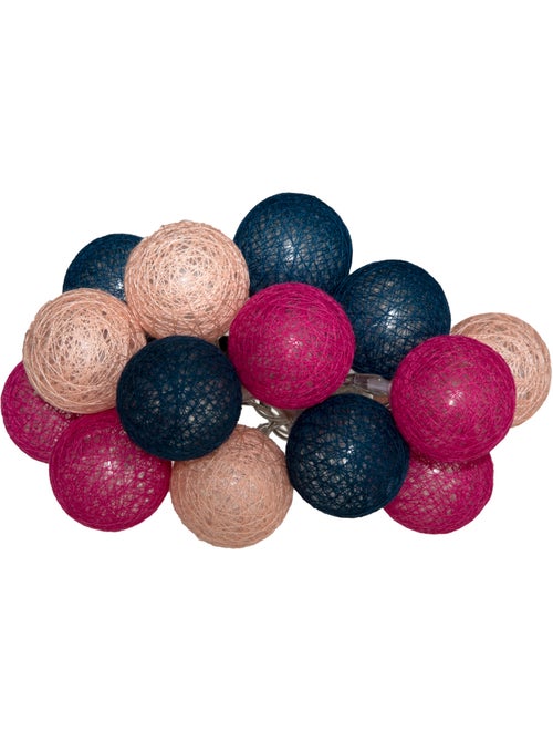 Guirlande LED à piles 16 boules TARA - Kiabi