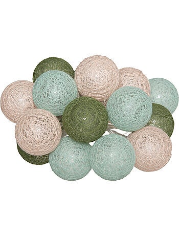 Guirlande LED à piles 16 boules TARA