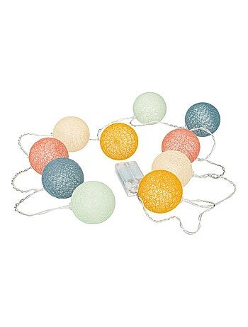Guirlande LED à piles OYA 10 boules Diam.6cm