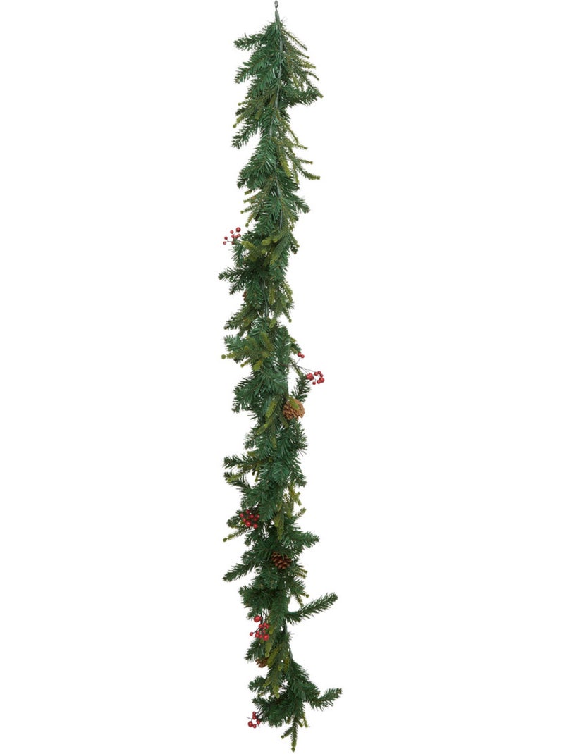Guirlande led baies et pommes de pain long 1,8m vert Vert - Kiabi