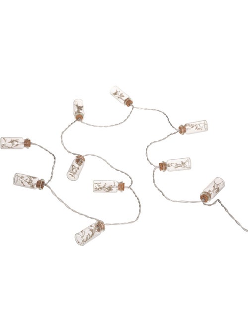 Guirlande LED bouteilles verre à pile FLEUR - Kiabi Guirlande LED bouteilles verre à pile FLEUR - Kiabi