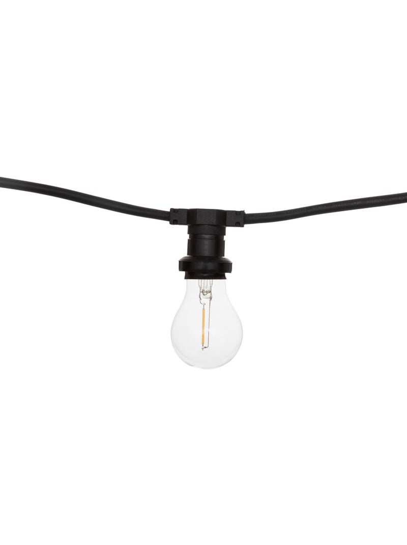 Guirlande LED d'extérieur secteur EMY Noir - Kiabi