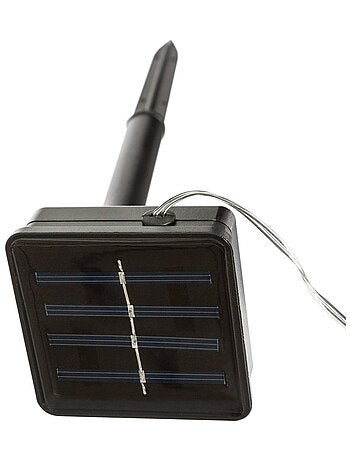 Guirlande LED solaire 10 boules blanches