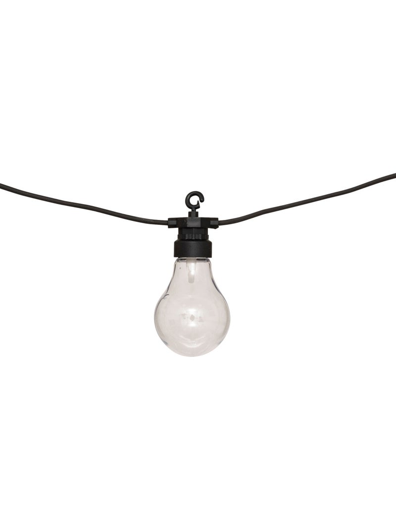 Guirlande LED solaire extérieure IVY Noir - Kiabi