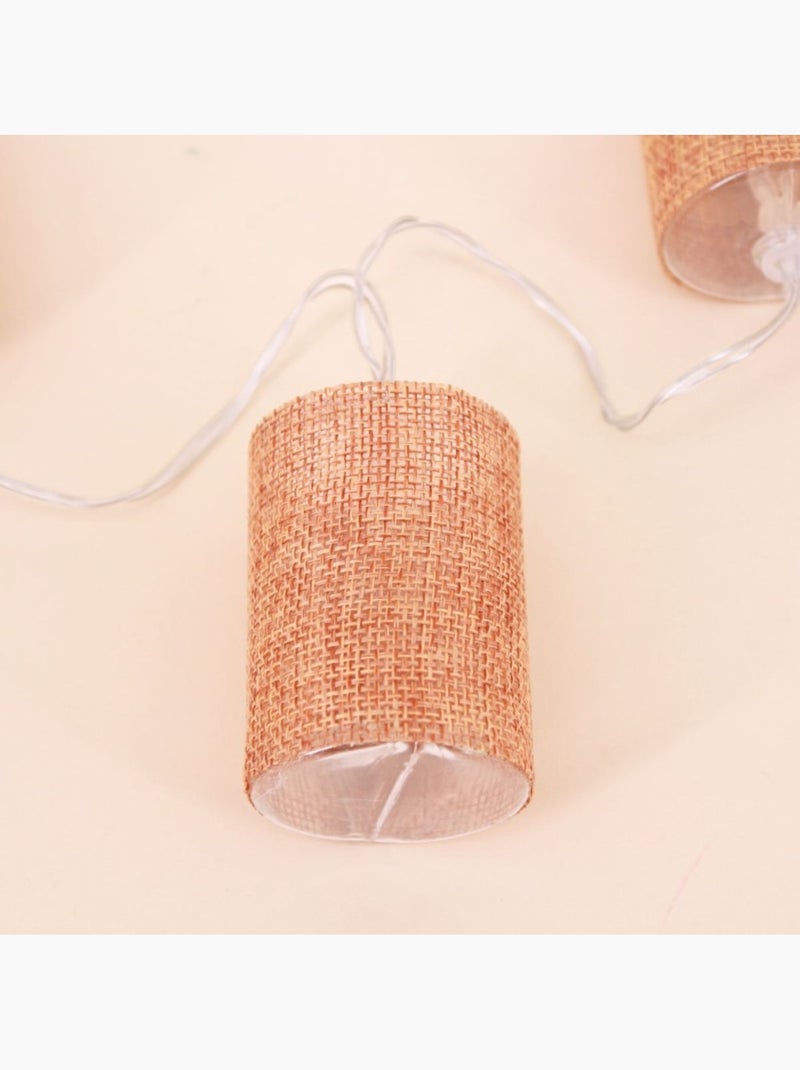 Guirlande LED tropicale 160cm Beige - Kiabi