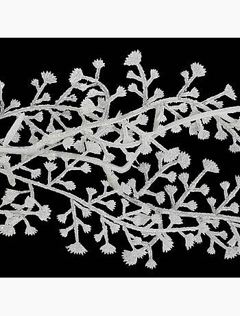 Guirlande petites feuilles 1,80m plastique or