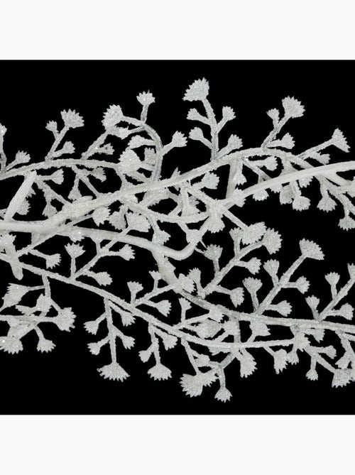 Guirlande liane 1,80m plastique blanc - Kiabi