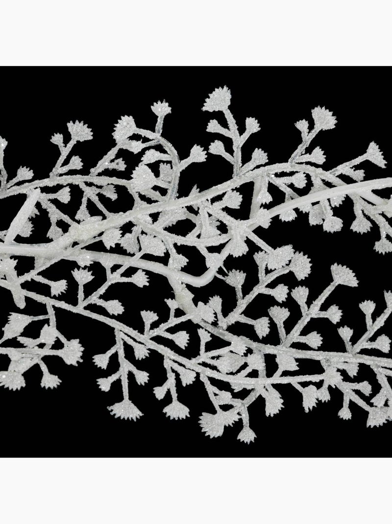 Guirlande liane 1,80m plastique blanc Blanc - Kiabi