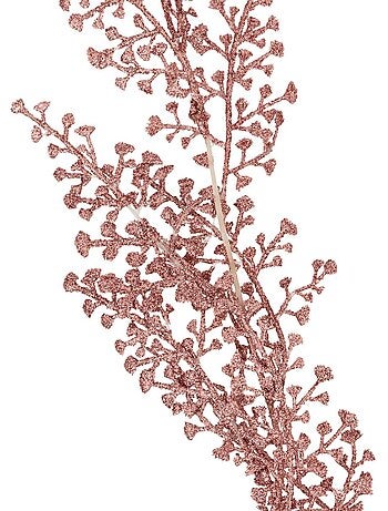 Guirlande petites feuilles 1,80m plastique or