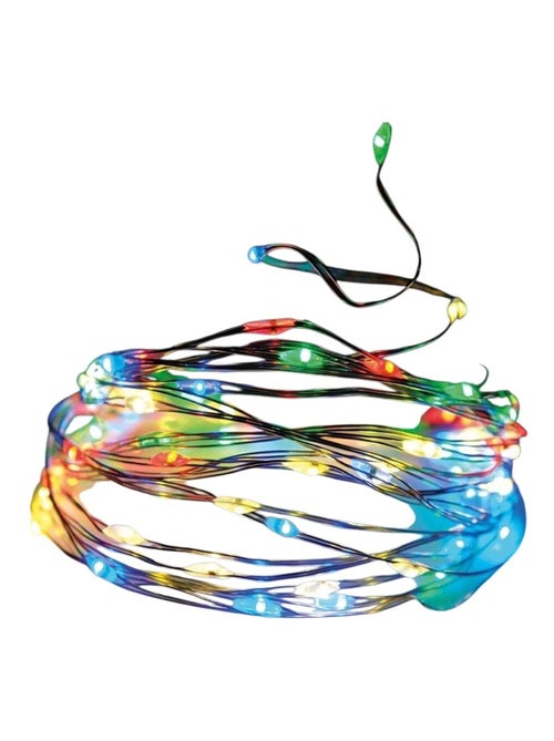 Guirlande Lumineuse 20 LED Multicolores 1,9 m - Kiabi