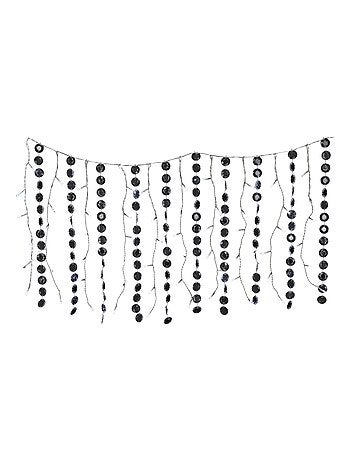 Guirlande Lumineuse Bannière 60 LED Blanches Clignotantes