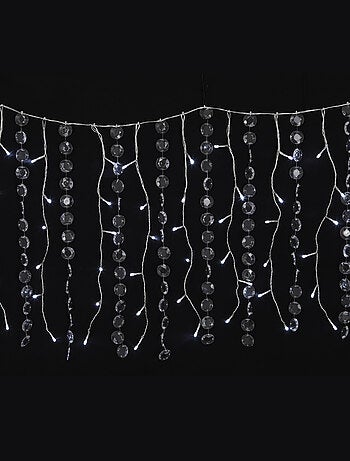 Guirlande Lumineuse Bannière 60 LED Blanches Clignotantes