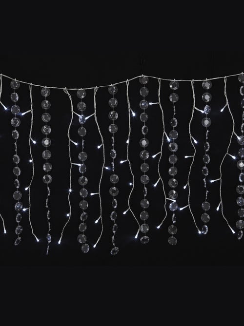 Guirlande Lumineuse Bannière 60 LED Blanches Clignotantes - Kiabi Guirlande Lumineuse Bannière 60 LED Blanches Clignotantes - Kiabi