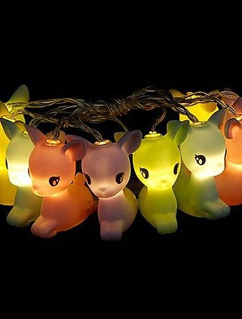 Guirlande lumineuse biches tons pastel