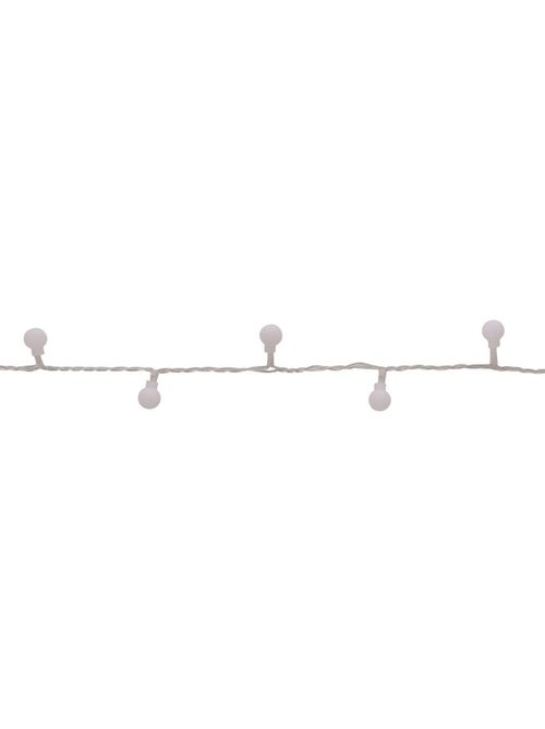 Guirlande lumineuse boules d'extérieur 17,5 m 233 led blanc chaud 13 fonctions sur secteur - Kiabi