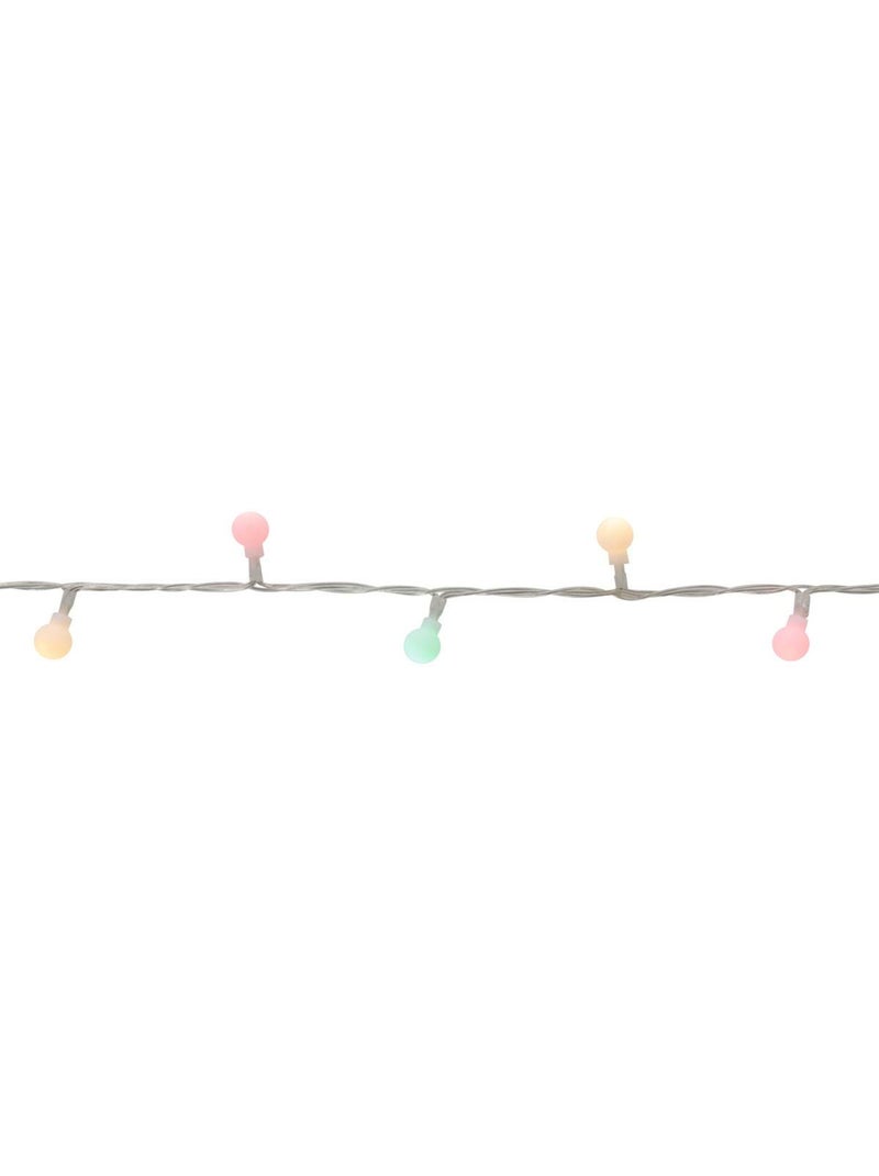 Guirlande lumineuse boules d'extérieur 17,5 m 233 led blanc froid 13 fonctions sur secteur Blanc froid - Kiabi