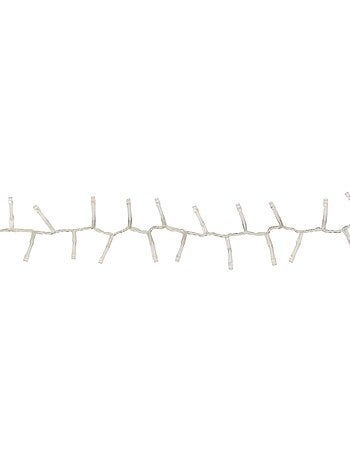 Guirlande lumineuse cluster d'extérieur 10 m 500 led blanc froid sur secteur
