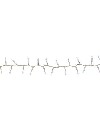 Guirlande lumineuse cluster d'extérieur 10 m 500 led blanc froid sur secteur