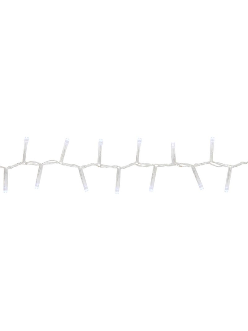 Guirlande lumineuse cluster d'extérieur 30 m 1500 led blanc froid 13 fonctions sur secteur Blanc froid - Kiabi