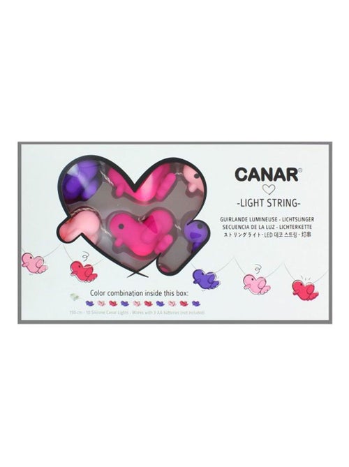 Guirlande lumineuse collection canar modèle girly - Kiabi