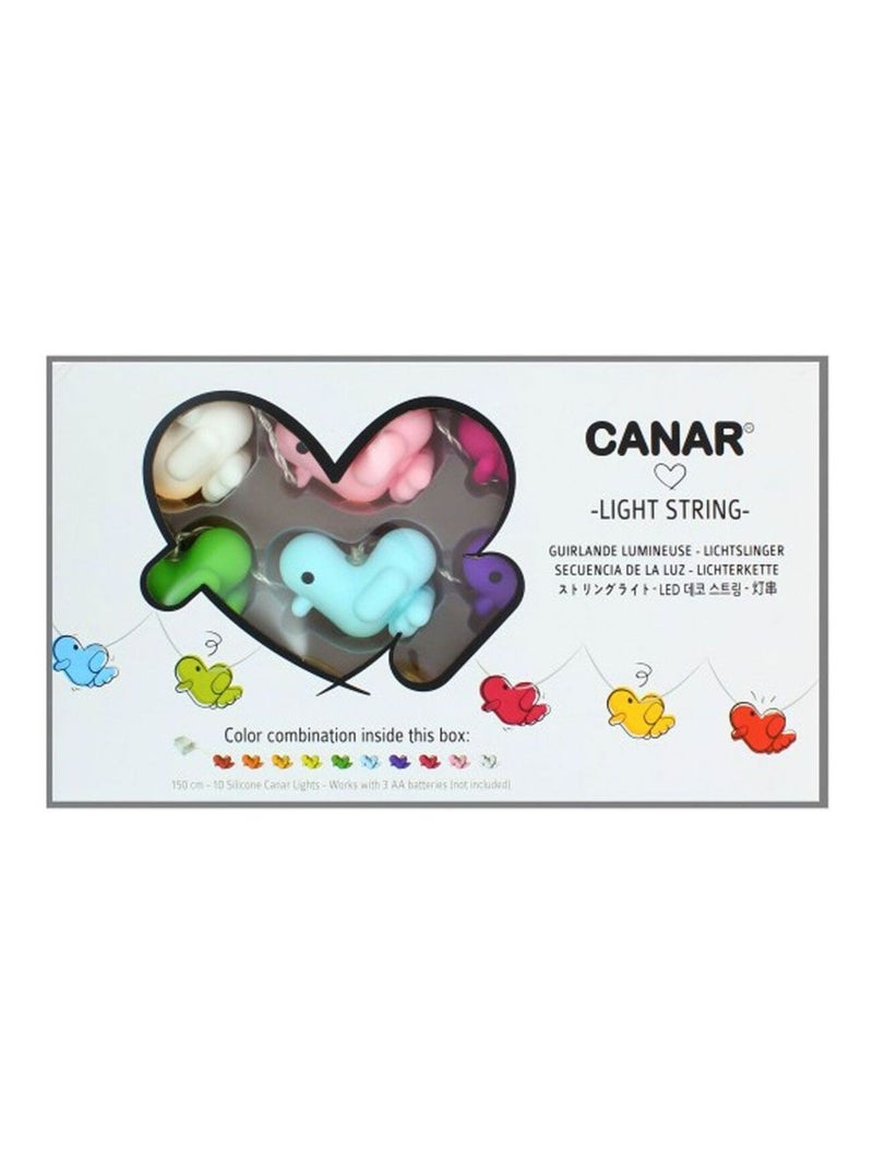 Guirlande lumineuse collection canar modèle rainbow Multicolore - Kiabi