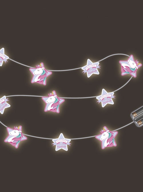 Guirlande lumineuse de Noël 10 LED - Licorne - Kiabi