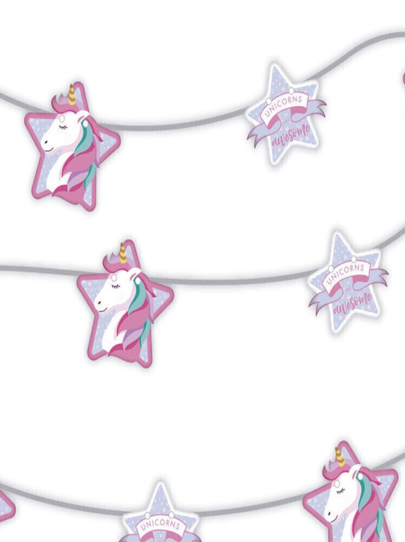 Guirlande lumineuse de Noël 10 LED - Licorne Multicolore - Kiabi