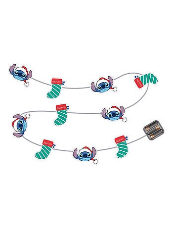 Guirlande lumineuse de Noël LILO & STITCH - 10 LED - 165cm