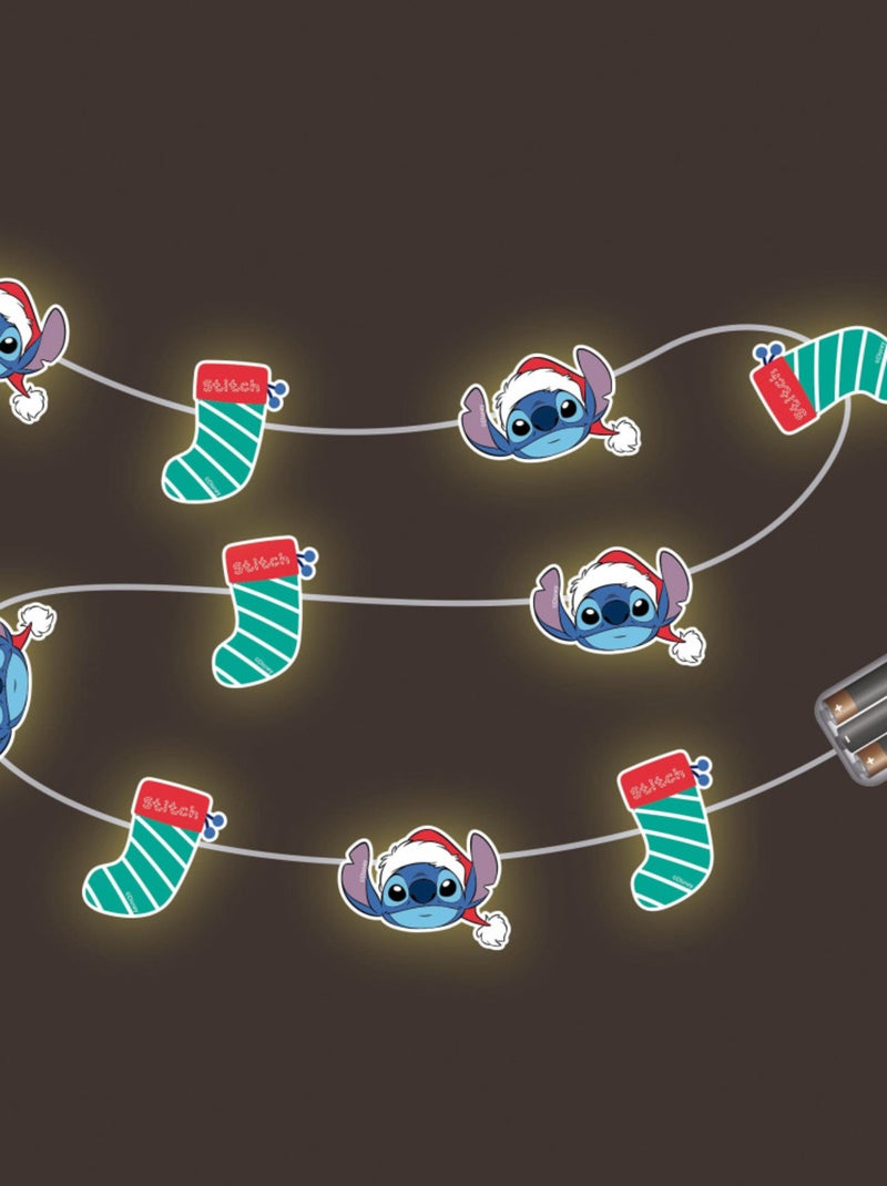 Guirlande lumineuse de Noël LILO & STITCH - 10 LED - 165cm Multicolore - Kiabi