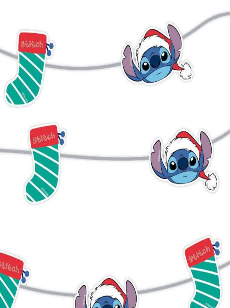 Guirlande lumineuse de Noël LILO & STITCH - 10 LED - 165cm Multicolore - Kiabi
