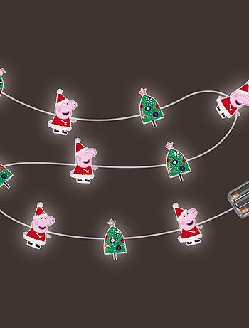 Guirlande lumineuse de noel Peppa Pig - 10 Leds - 165 cm