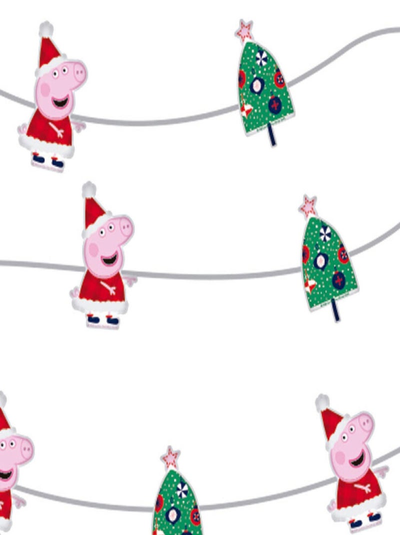 Guirlande lumineuse de noel Peppa Pig - 10 Leds - 165 cm Multicolore - Kiabi