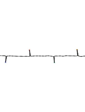 Guirlande lumineuse d'extérieur 10 m 100 led multicolore 8 fonctions solaire