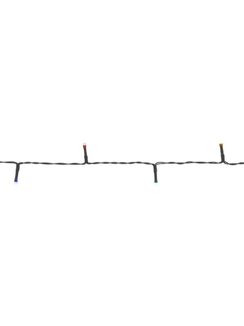 Guirlande lumineuse d'extérieur 10 m 100 led multicolore 8 fonctions solaire - Kiabi Guirlande lumineuse d'extérieur 10 m 100 led multicolore 8 fonctions solaire - Kiabi