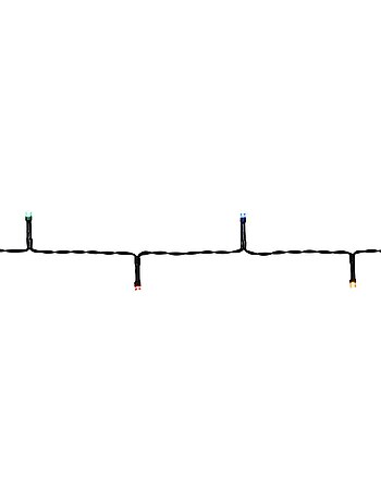 Guirlande lumineuse d'extérieur 14 m 192 led multicolore 8 fonctions avec minuteur à piles