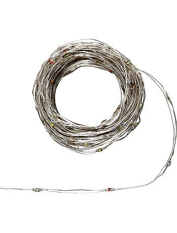 Guirlande lumineuse d'extérieur 15 m 300 led blanc chaud fil cuivre 13 fonctions sur secteur