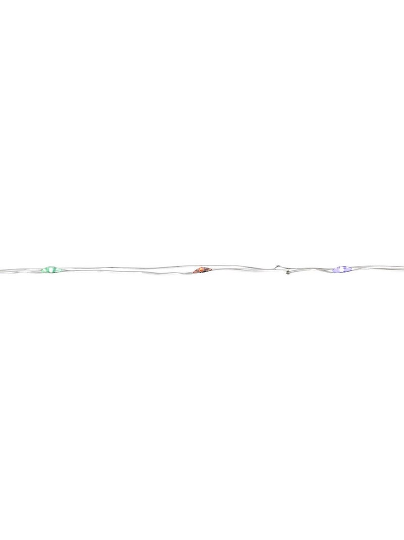 Guirlande lumineuse d'extérieur 15 m 300 led multicolore fil cuivre 13 fonctions sur secteur Multicolore - Kiabi