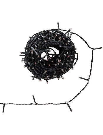 Guirlande lumineuse d'extérieur 20 m 200 led multicolore 8 fonctions solaire