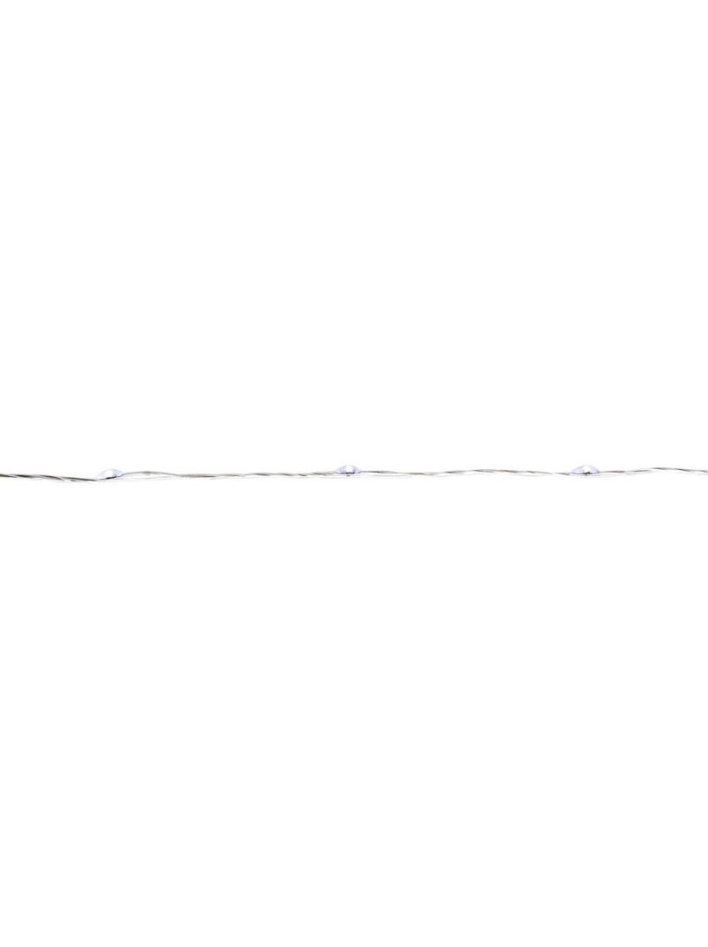 Guirlande lumineuse d'extérieur 20 m 400 led blanc froid fil cuivre 13 fonctions sur secteur Blanc froid - Kiabi