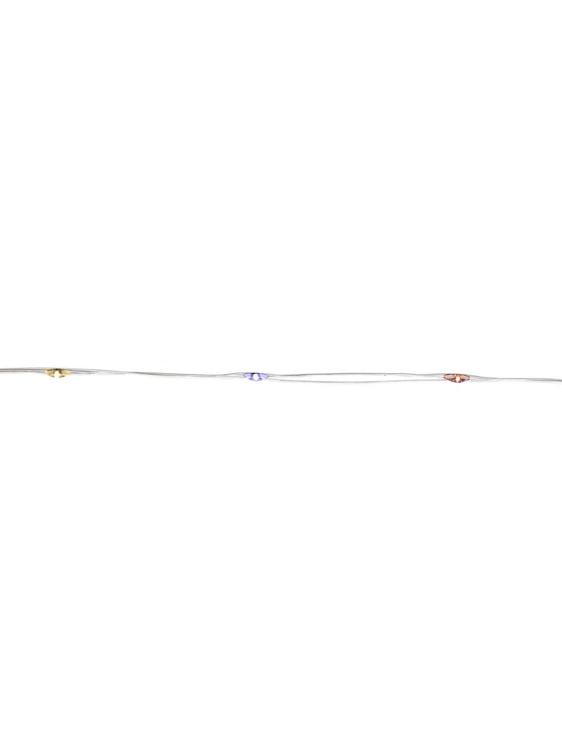 Guirlande lumineuse d'extérieur 20 m 400 led multicolore fil cuivre 13 fonctions sur secteur Multicolore - Kiabi