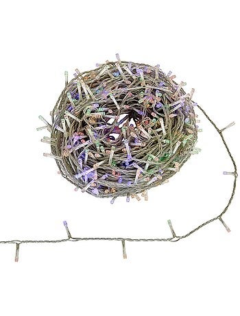 Guirlande lumineuse d'extérieur 50 m 667 led multicolore 13 fonctions avec minuteur sur secteur