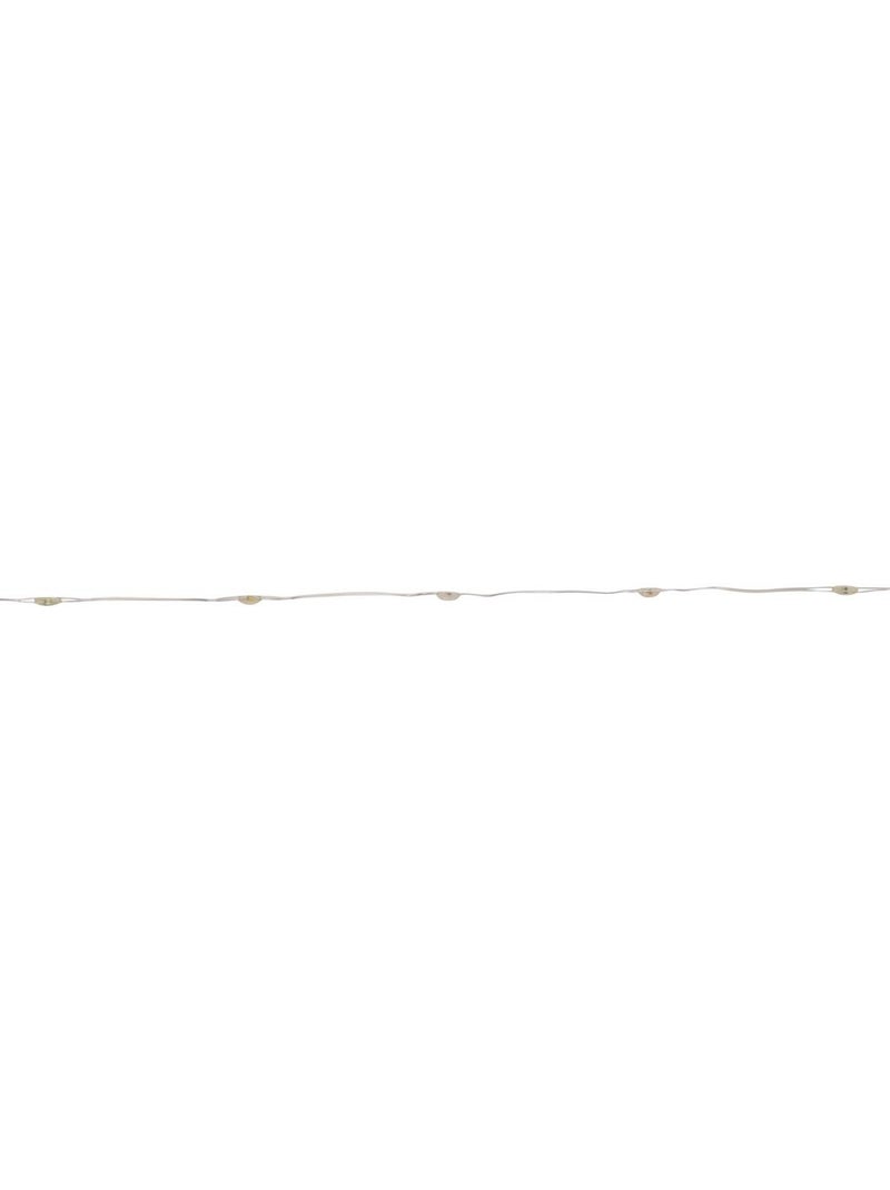 Guirlande lumineuse d'intérieur 2 m 40 led multicolore fil cuivre lumière fixe avec minuteur à piles Multicolore - Kiabi