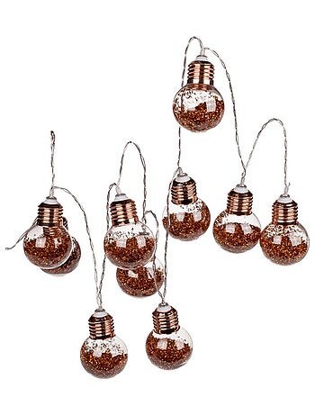 Guirlande lumineuse en forme d'ampoules