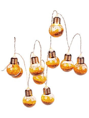 Guirlande lumineuse en forme d'ampoules