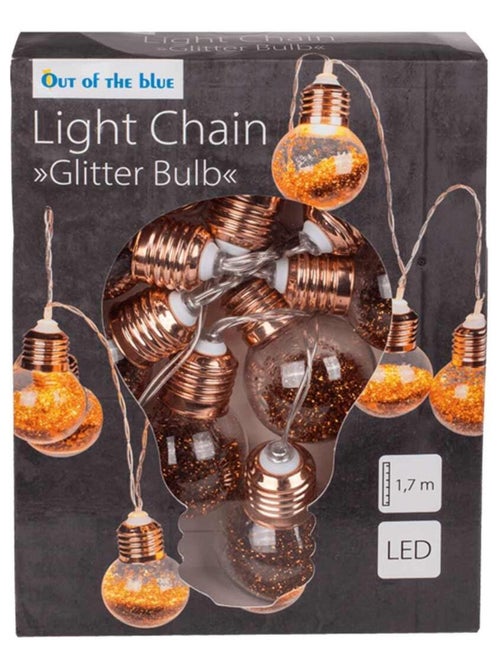 Guirlande lumineuse en forme d'ampoules - Kiabi