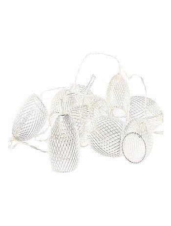 Guirlande lumineuse en métal 10 LED Cage - L. 175 cm