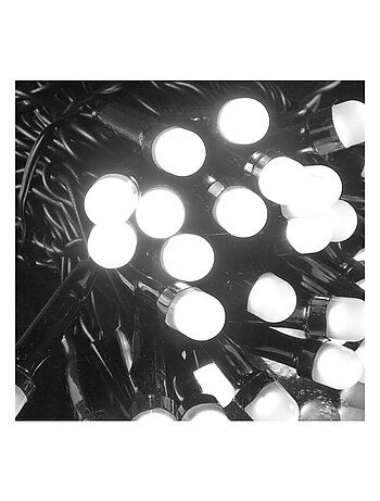 Guirlande lumineuse Blanche 10 boules LED à piles - Blanc - Kiabi - 12.90€
